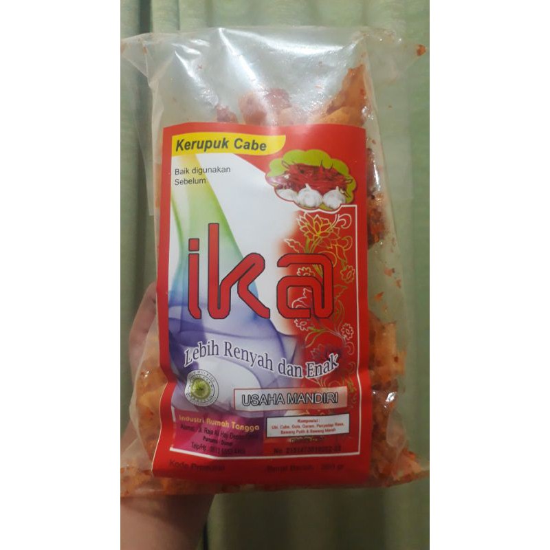 

Keripik Cabe "IKA" khas Dumay