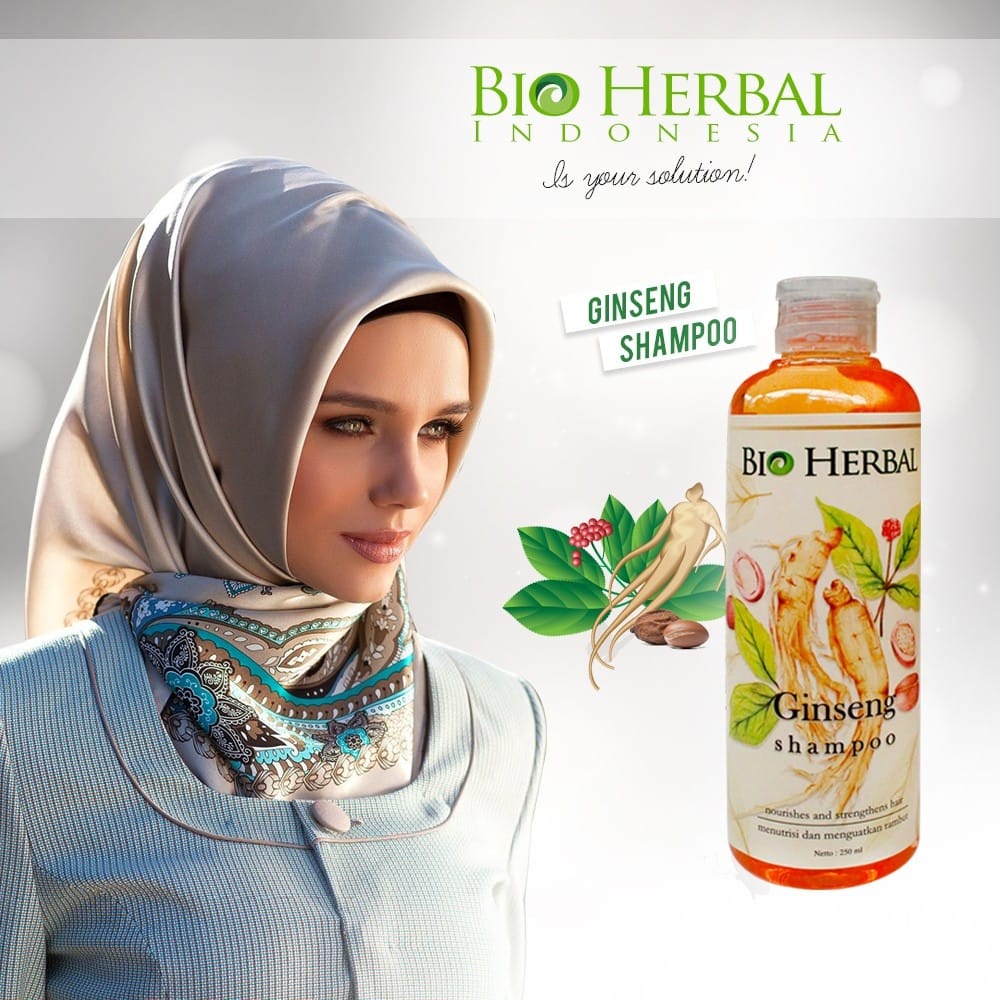 BIO HERBAL SHAMPOO shampo sampo ginseng pemanjang penumbuh perawatan rambut anti ketombe dan rontok dan ketombe penumbuh rambut hair fall loss dandruff lepek shampoo dengan cepat dan ampuh murah hair tonic & kecantikan-BIO HERBAL SHAMPO