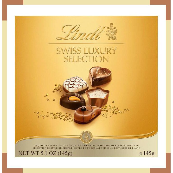 

Lindt | Swiss luxury selection | 145 gram | Product of swiss |