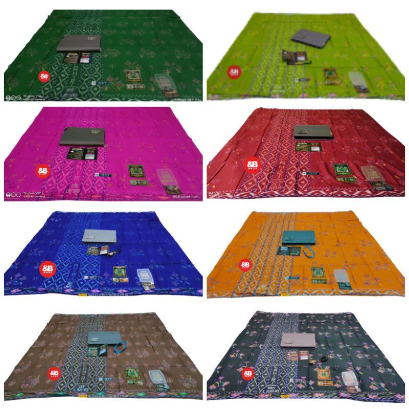 Sarung lamiri original S90 MST mustamin kembang full sutra hijau botol/hijau lumut/hijau muda pupus/