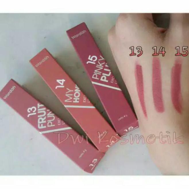 FREE ONGKIR LIP WARDAH - Liquid Exclusive Lip Cream / Lipcream / Lipgloss Matte ORIGINAL
