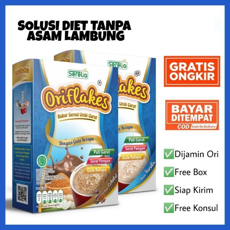 Oriflakes Slim Outmeal Sereal Diet Oatmeal Makanan Diet Rendah Kalori Bpom Oriflakes Slimy Pelangsing Ampuh Terbukti Dan Aman