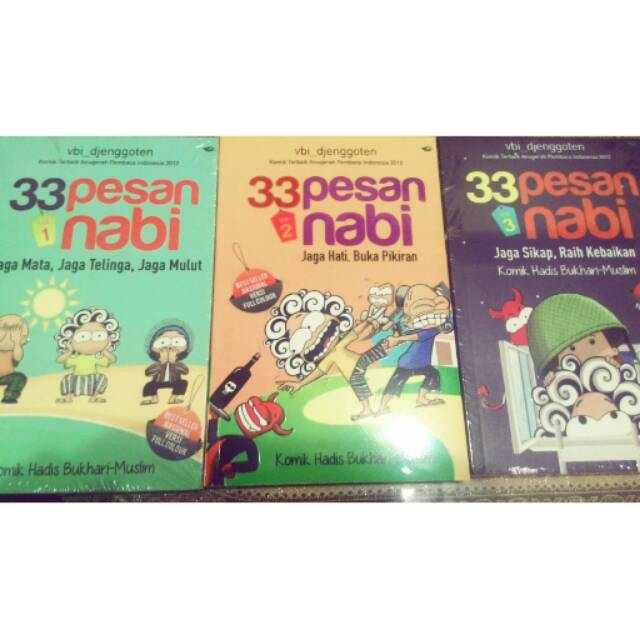 Paket Komik 33 Pesan Nabi Vol. 1, 2, dan 3