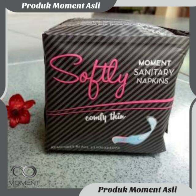 PROMO - PANTYLINER - MOMENT SOFTLY - 100% ORI (ISI 18 PCS)