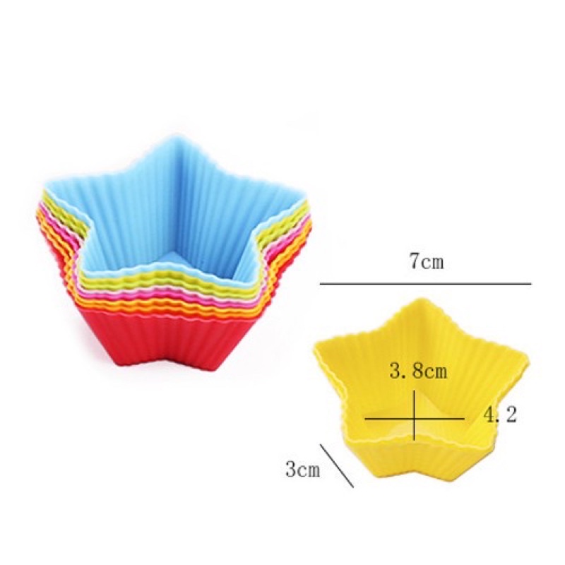 Cetakan Silicone Cupcake Muffin Silikon Cup Mangkok Silicone - Cetakan Cupcake Silikon