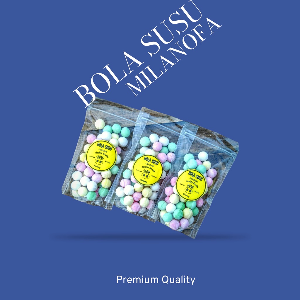 

Bola Susu warna warni quality premium 150gr
