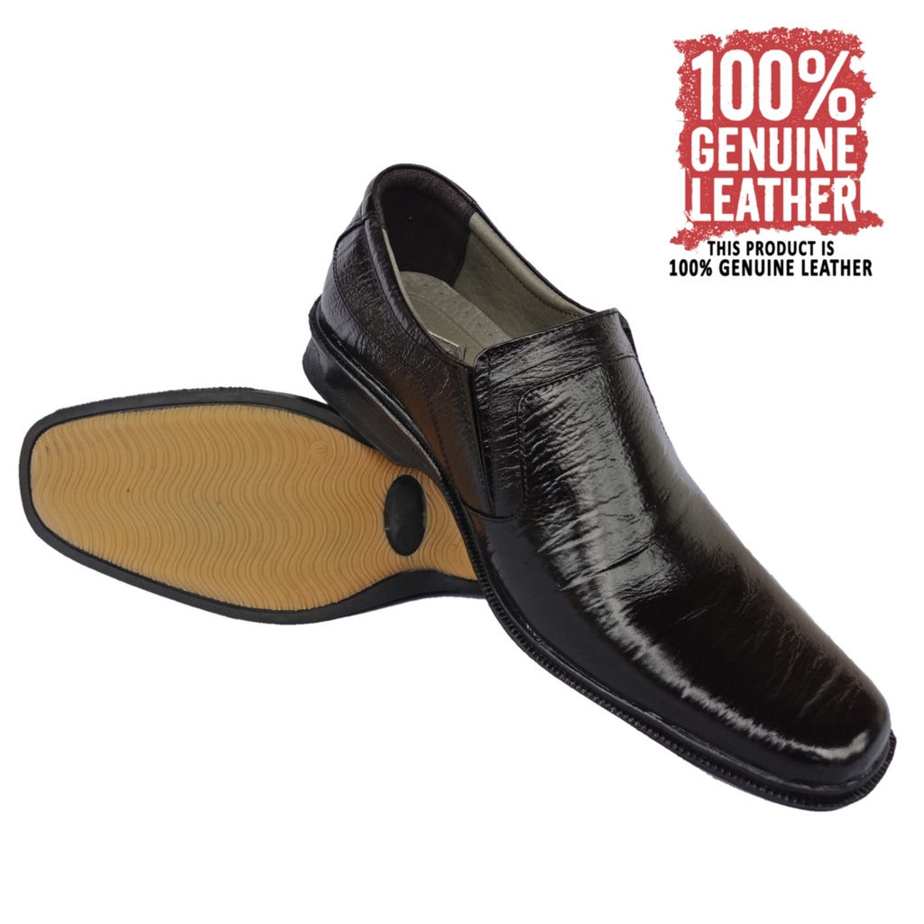 Lutton - sepatu kulit nyaman di pakai - sepatu pria murah -PANTOFEL 2018