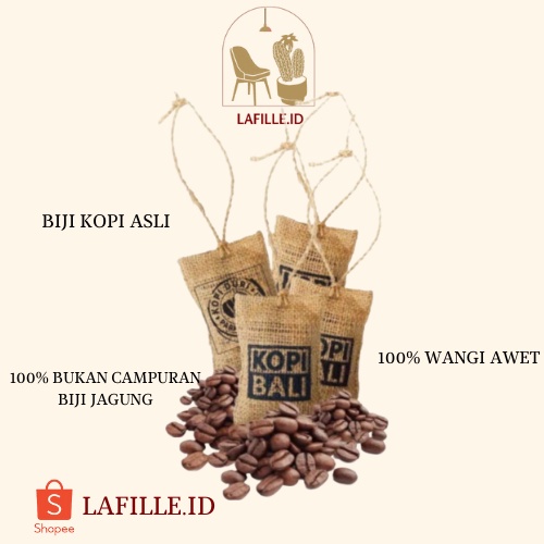 PENGHARUM MOBIL DAN PEWANGI RUANGAN AROMA BIJI KOPI BALI - PEWANGI AROMA KOPI
