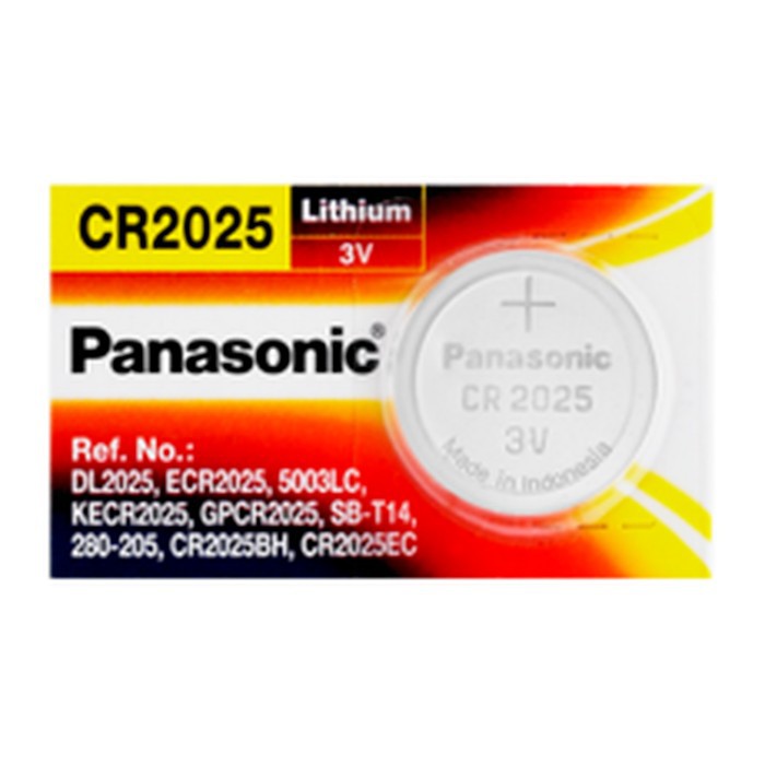 Baterai Panasonic CR2025 Asli dan SNI