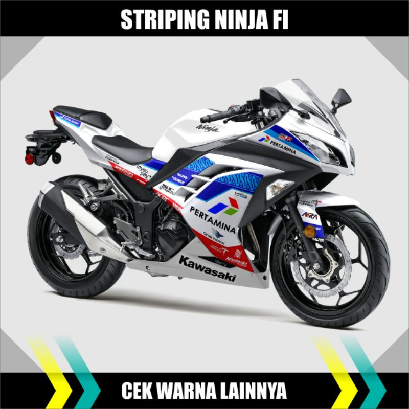 DECAL STCKER NINJA 250 FI MANDALIKA / STIKER KAWASAKI NINJA FI / DECALS NINJA 250 FI / STICKER