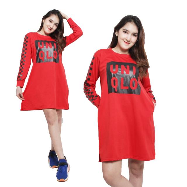 TUNIK UNIQLO/BAJU WANITA /LENGAN PANJANG