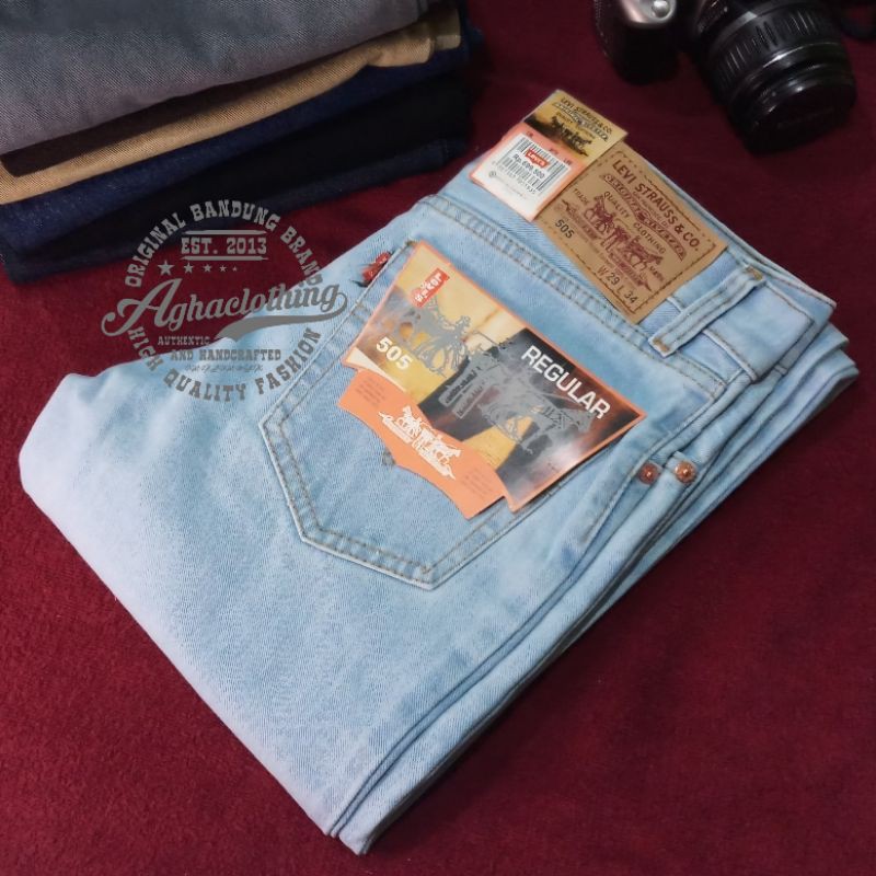 Celana Jeans Pria Standar | Jeans Reguler Aghaclothing Premium Cowo | celana panjang jeans pria