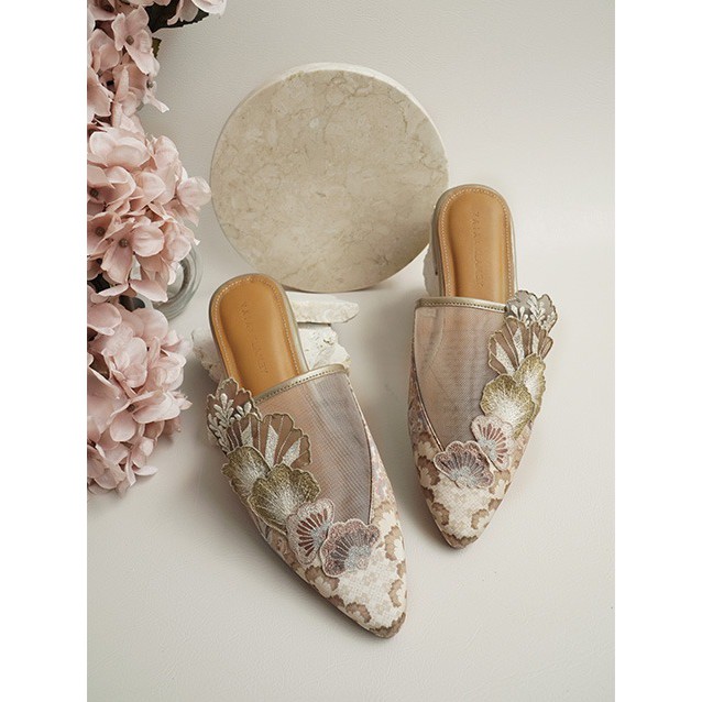 VAIA x Klamby Claudia Mules in Treasure
