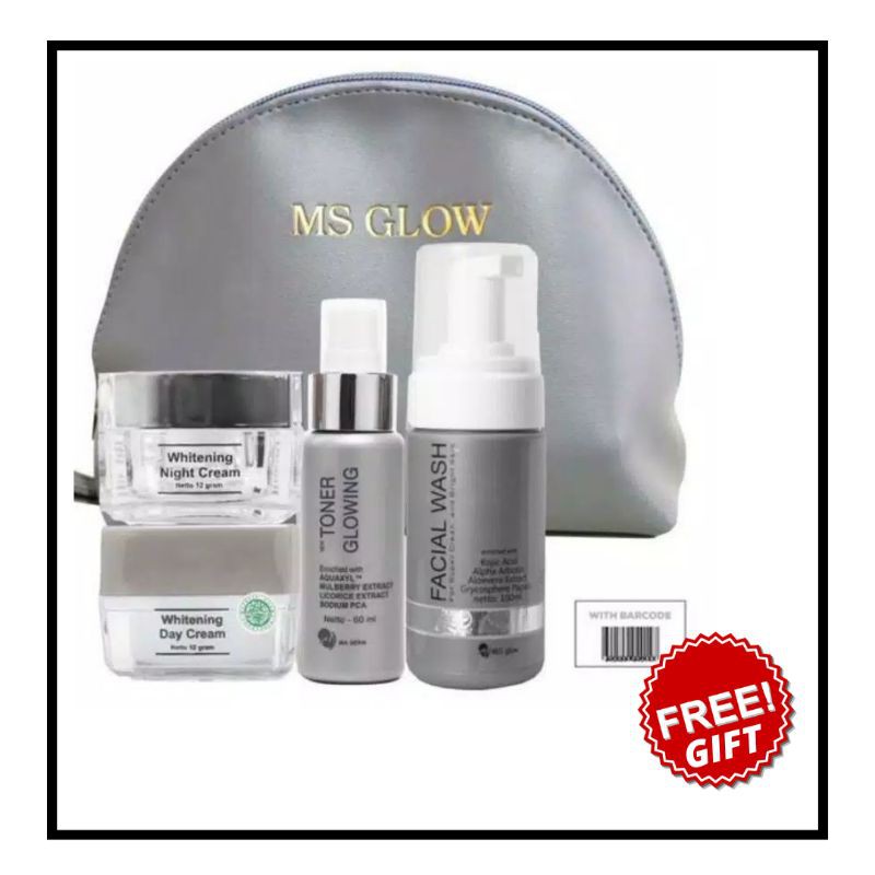 Ms Glow Paket Whitening/Ms Glow Whitening Series/Paket Whitening Ms Glow