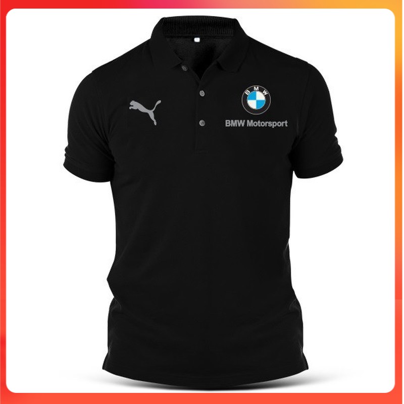 Kaos Kerah Polo Kaos T-Shirt  Model BMW M Sport M3 M5 M4 Racing motorb23
