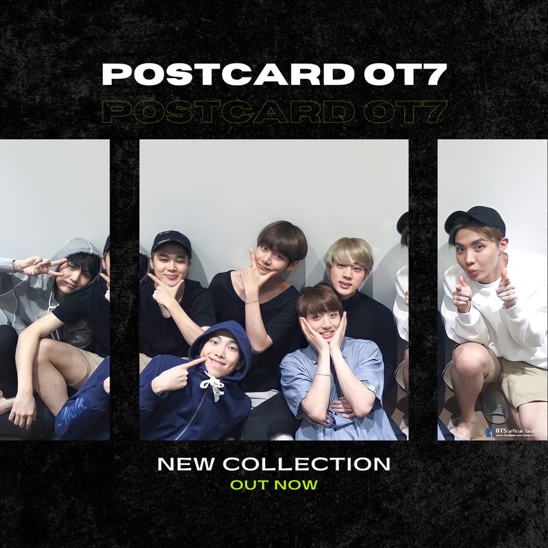 BTS POSTCARD OT7 (READ THE DESC)