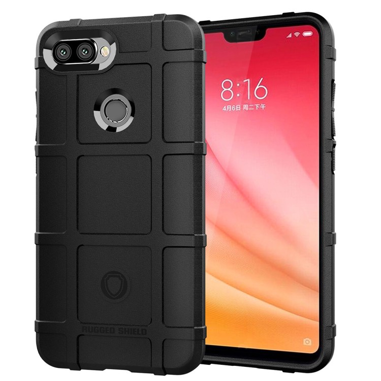 SS10715 - FULL GRID SHOCKPROOF TPU CASE XIAOMI MI 8 LITE BLACK