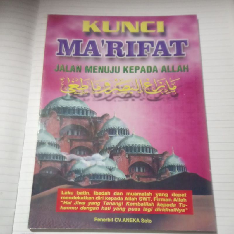 KUNCI MA'RIFAT JALAN MENUJU ALLAH (ORIGINAL) CV. ANEKA Solo