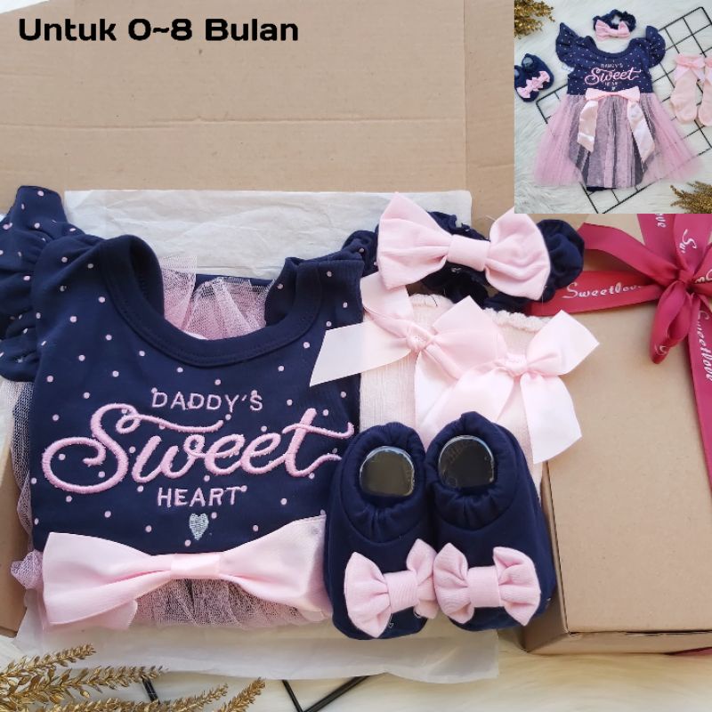 COD HAMPERS BAYI DRES TUTU PREMPUAN | KADO LAHIRAN | NEWBORN GIFT BOX | Banyak varian