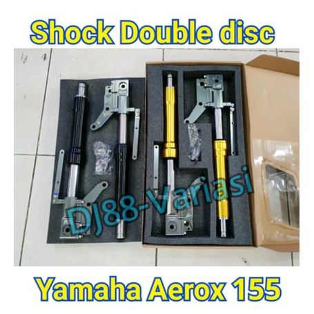 Promo Shock depan double disc cakram aerox 155 usd upsidedown nui Limited