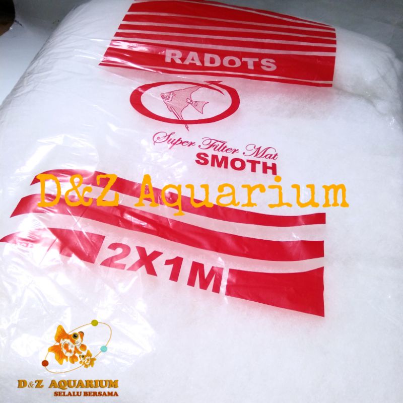 Busa Filter Besar 2 x 1 meter Kapas Pembersih Air Aquarium Saringan Kolam