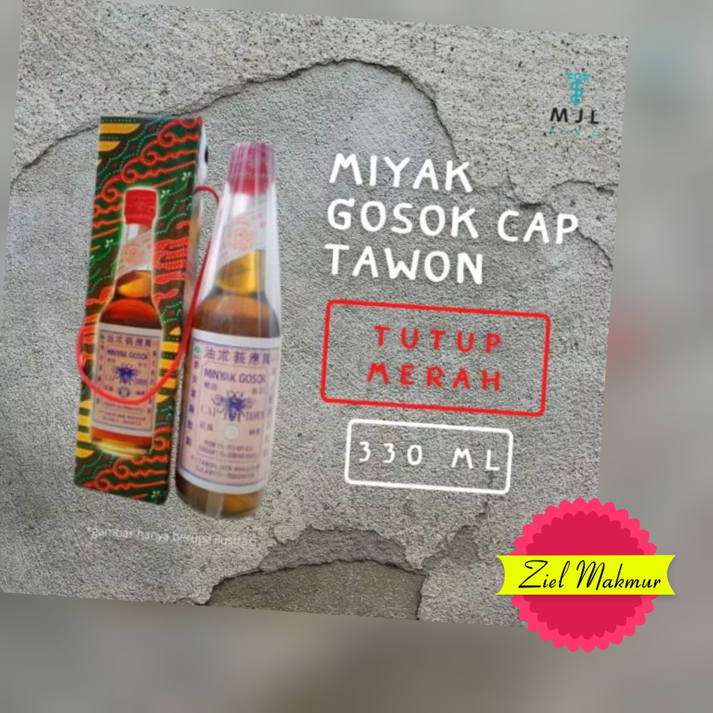 Minyak Gosok Cap Tawon Penutup Merah