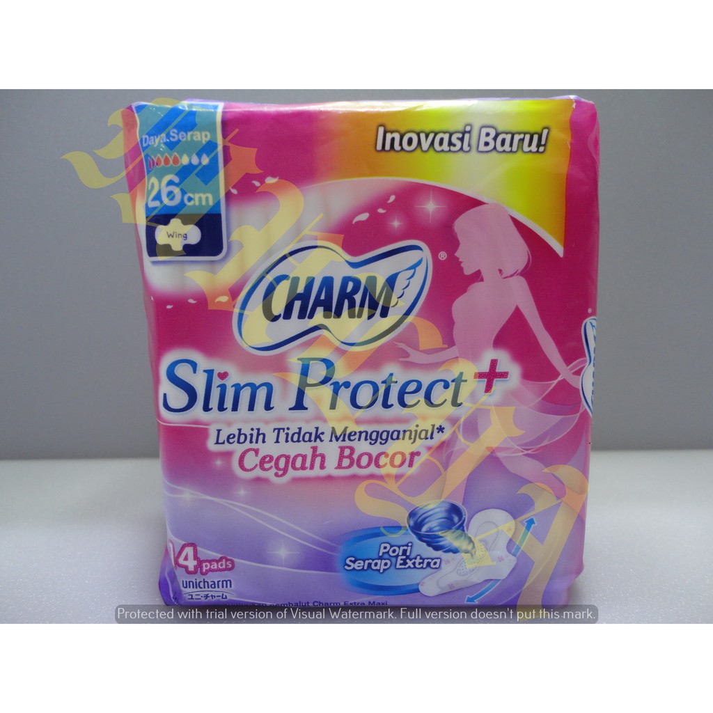 Charm slim protect+ wing 26cm 14 pads