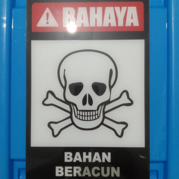 

akrilik BAHAYA BERACUN UKURAN 20 X 30CM