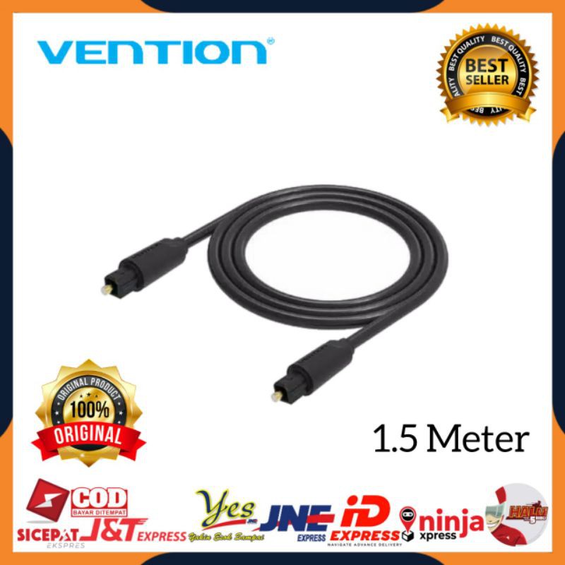 [COD] VENTION BAE KABEL AUDIO DIGITAL TOSLINK SPDIF OPTICAL / AUDIO OPTIK DIGITAL TOSLINK TV 1.5M