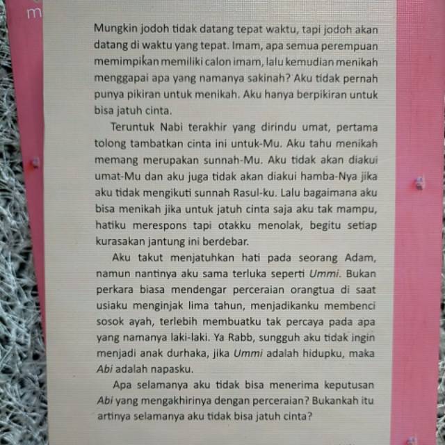 Novel Assalamualaikum Calon Imam Shopee Indonesia