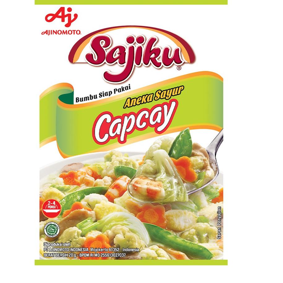 

♠ Sajiku® Bumbu Praktis Tumis Capcay 20g (10 pcs) !!
