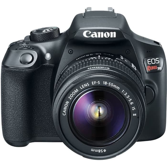 Camera Dslr Canon Eos Rebel T6 Pengganti Eos 1300d Kit 18 55 Is Ii Shopee Indonesia