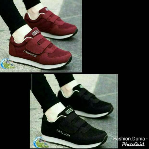 [KODE 7615] Sepatu Sport Fashion Pria Wanita Prepet/ Sepatu Sekolah SMP SMA Laki Perempuan/ Sepatu K