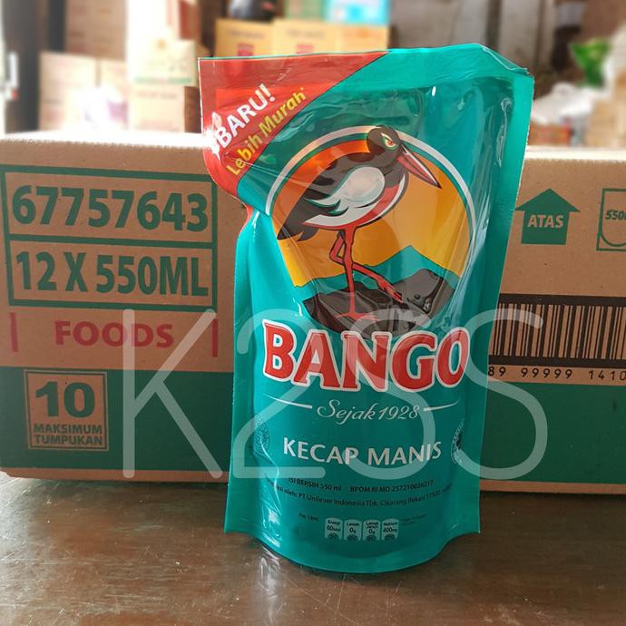 

Sale Kecap Manis Bango 550 Ml 1 Dos / Per Dus Isi 12