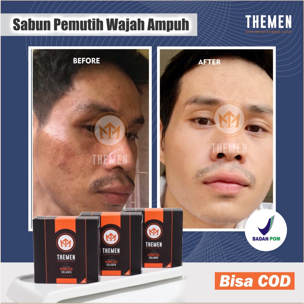 Khusus Pria Sabun Cuci Muka Glowing Dan Putih Untuk Pria Sabun Wajah Glowing Bpom Original Obat Pemu