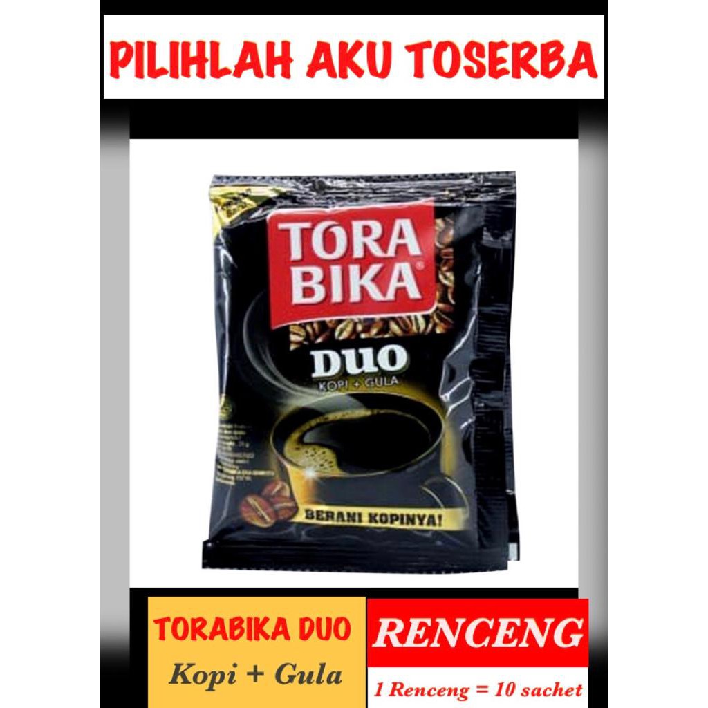 Jual Kopi Torabika Duo 25gr X 10pcs Harga Renceng Shopee Indonesia