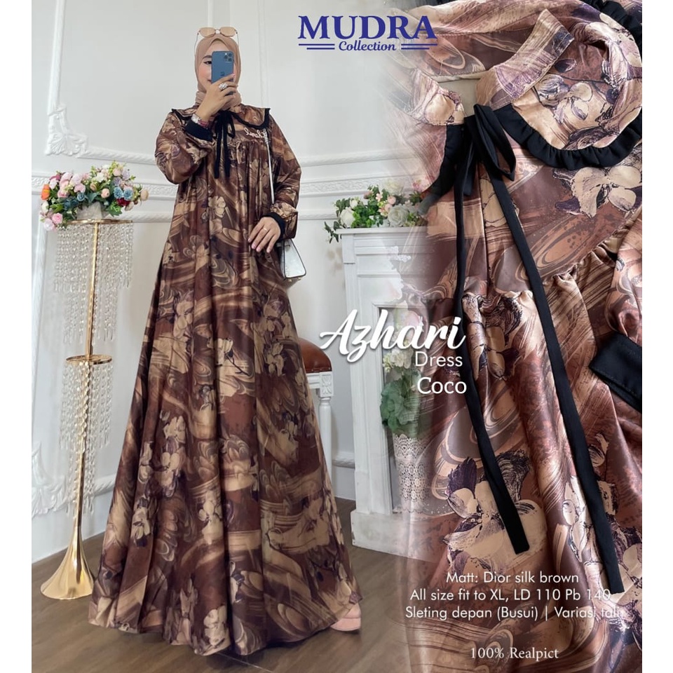 AZHARI DRESS GAMIS ORI BY MUDRA HIJAB
