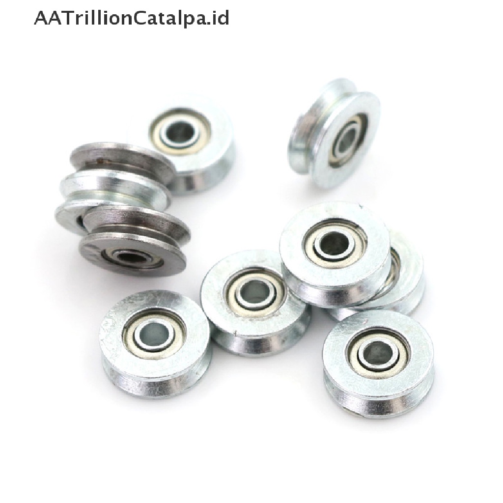 10pcs Bola Bearing Pulley Ukuran 4x13 X 6mm