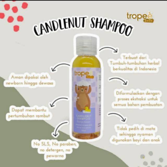 Tropee bebe Candlenut Shampoo 100ml