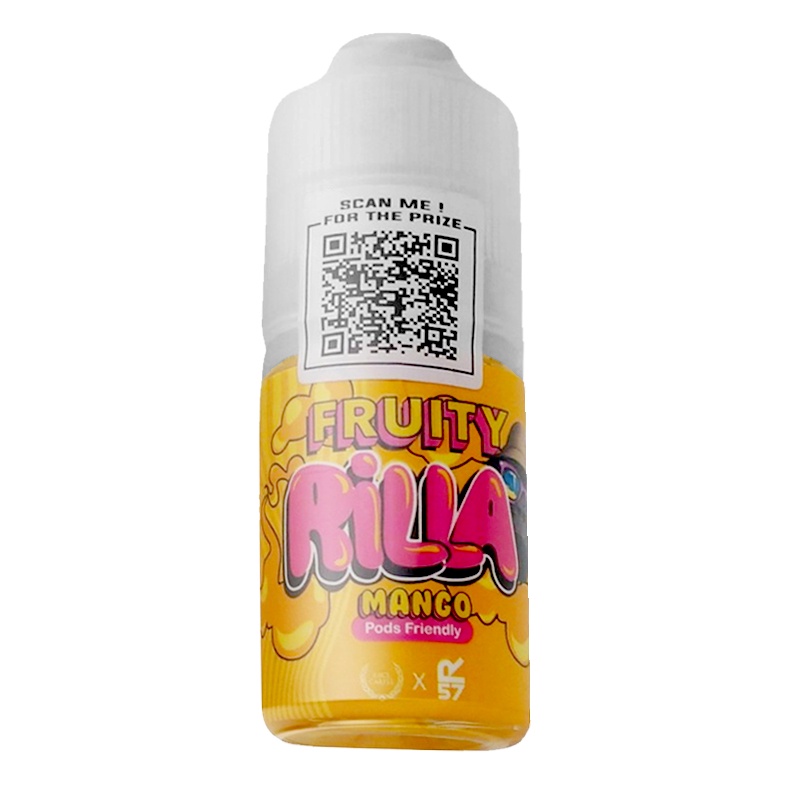 Fruity Rilla Mango Salt Nic E-Liquid 30ML 12MG [ vape / vapor / rokok elektrik ]