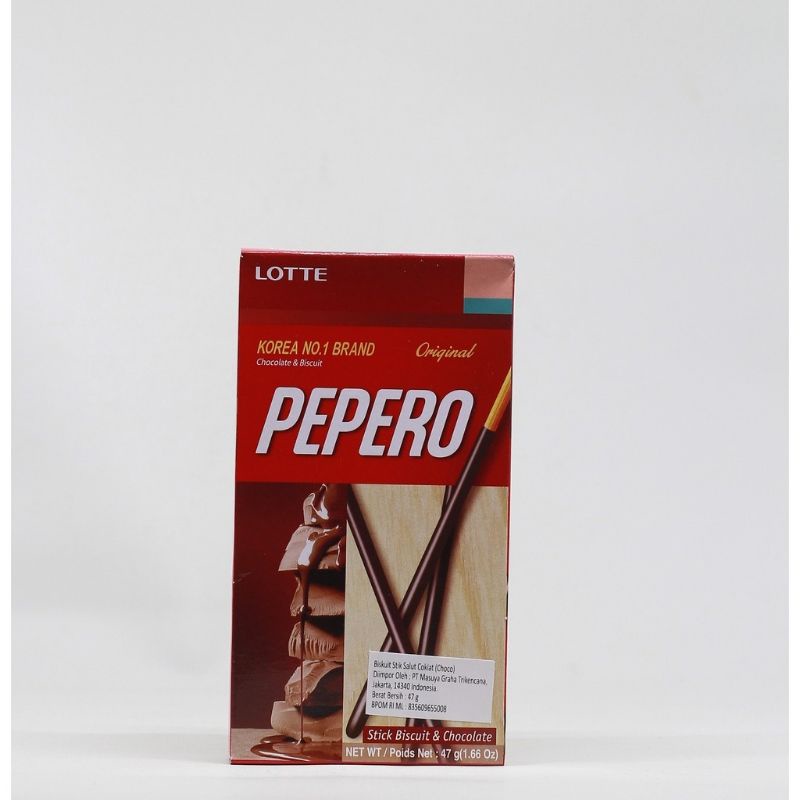 

lotte pepero ori stick biscuit&choco 47gr