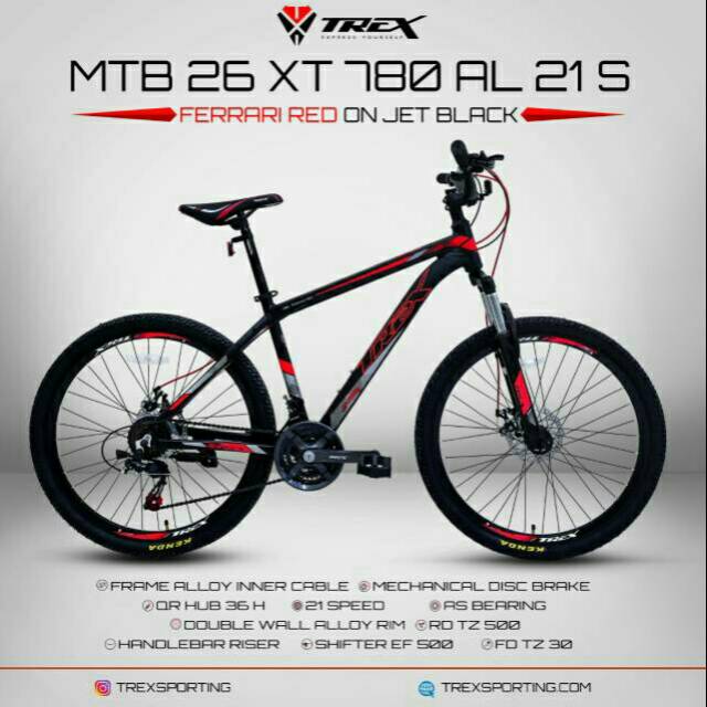 Sepeda Gunung Ukuran 26 TREX XT 780
