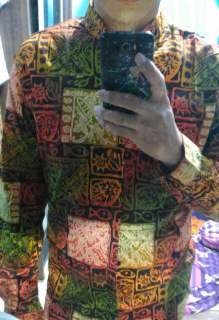 Ready Stock ! Batik Premium ! Credomenstore Kemeja Batik Lengan Panjang Pria
