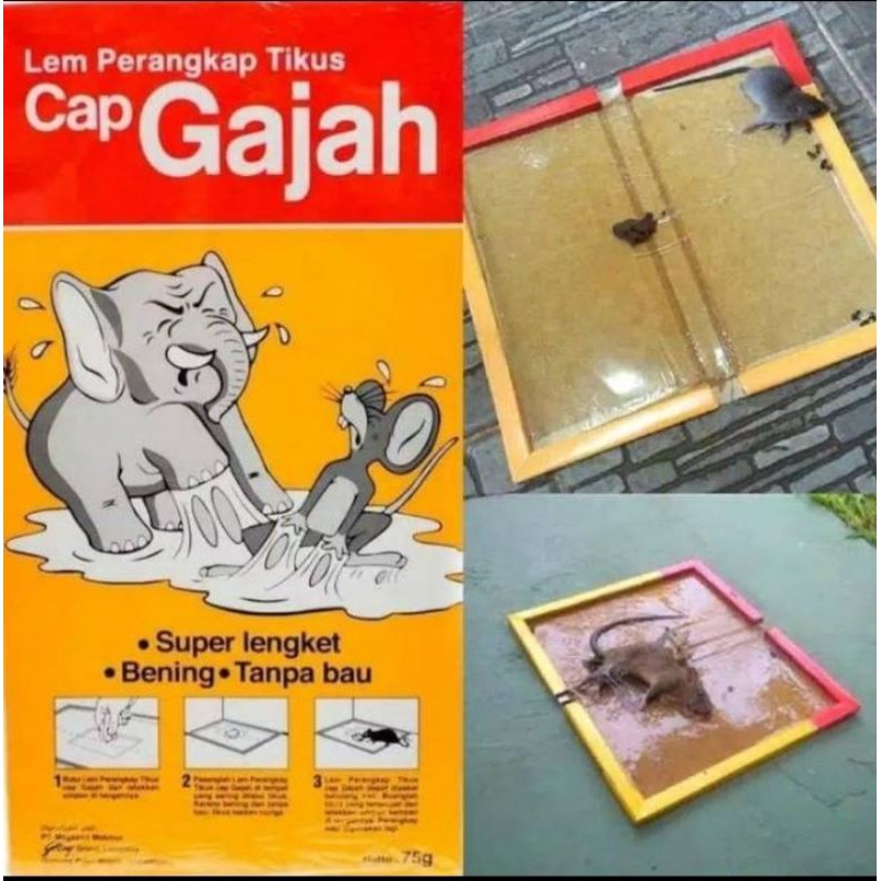 Lem Tikus Cap Gajah Super lengket