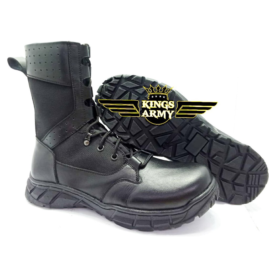 Sepatu PDL Kulit Asli Sapi Merk Kings Army Type KA-014