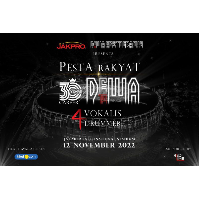 Tiket Pesta Rakyat DEWA 19 REGULAR-FESTIVAL B 12 NOV 2022