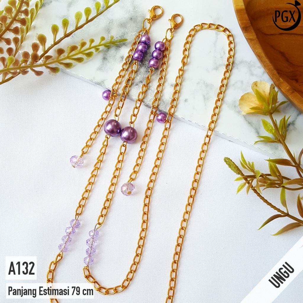 PGX Strap Masker - Kalung Masker - Tali Masker Mutiara Premium Aksesoris Fashion - A132