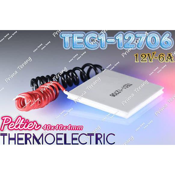 TEC1-12706 Peltier Thermoelectric TEC 12V 6A TEC1 12706 Pendingin