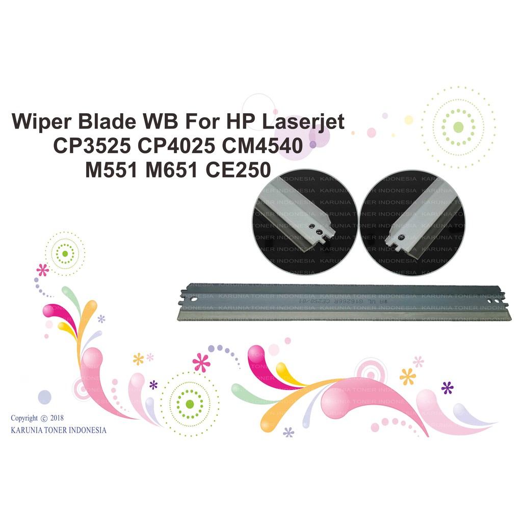 Wiper Blade WB For HP Laserjet CP3525 CP4025 CM4540 M551 M651 CE250