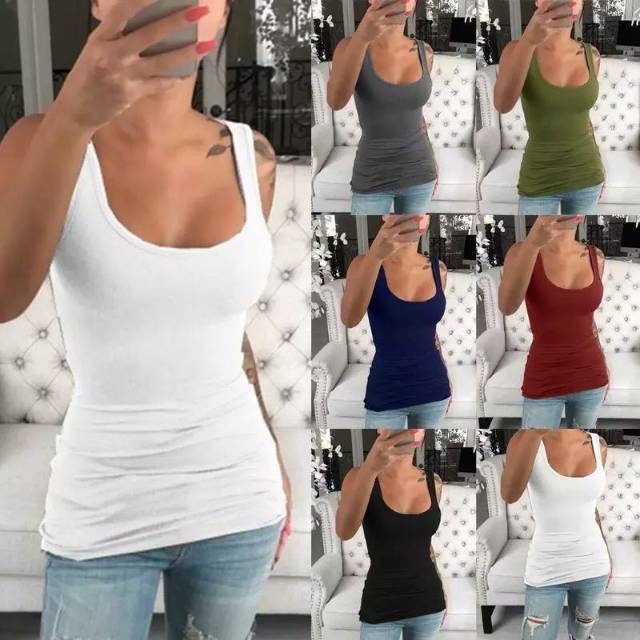 FREYA Tanktop tali besar Art 285/Tanktop wanita/Tanktop perempuan/Dalaman wanita